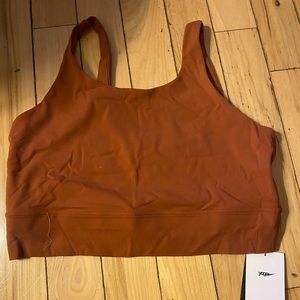 Yoga Sport Bra Burnt Orange Color Size Large